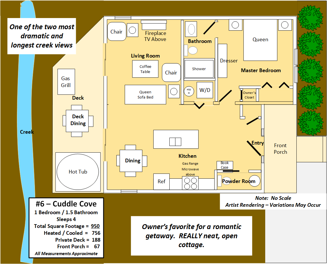 Cuddle Cove Bryson Village Bryson City Cabin Rental
