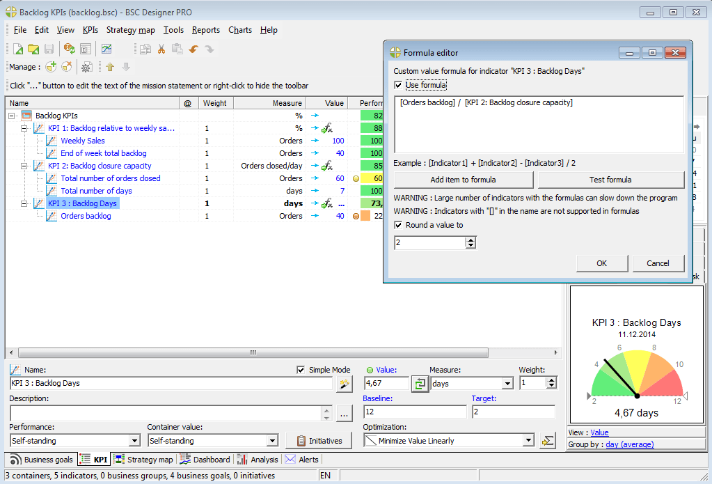 Sales Order Backlog Challenge and KPIs