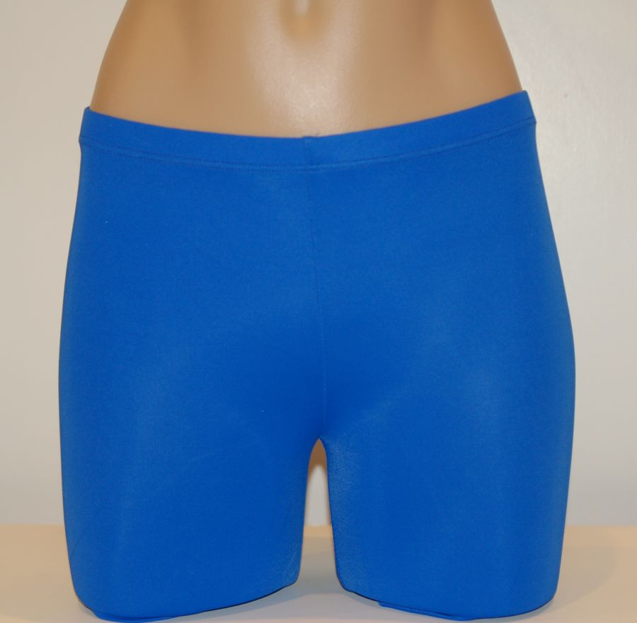 Royal Blue SOLID WOMEN'S/GIRLSSpandex Compression Shorts Bskinz