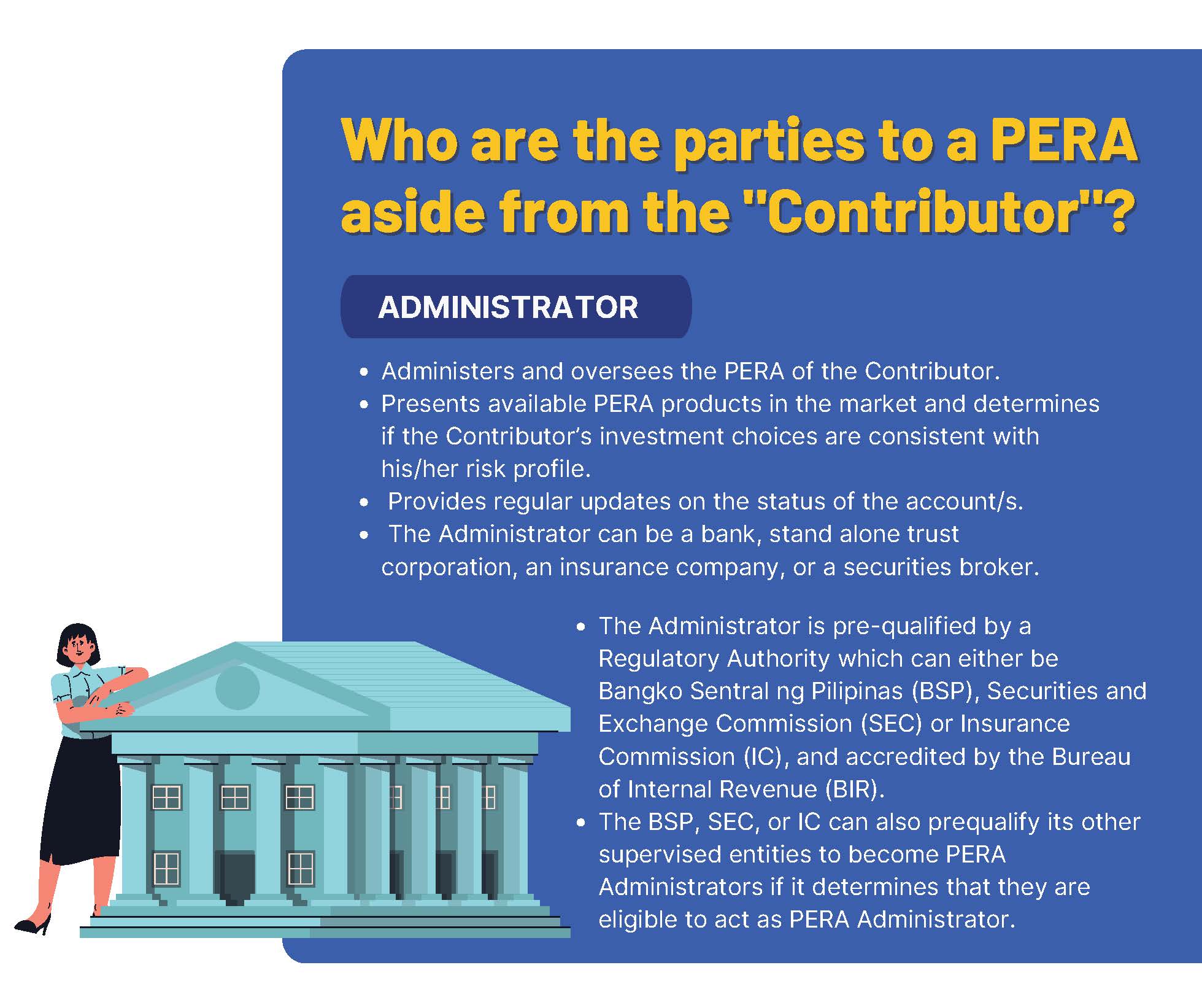 Inclusive Finance PERA FAQs