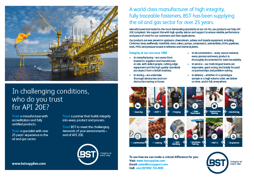 Trust BST for API 20E & 20F English