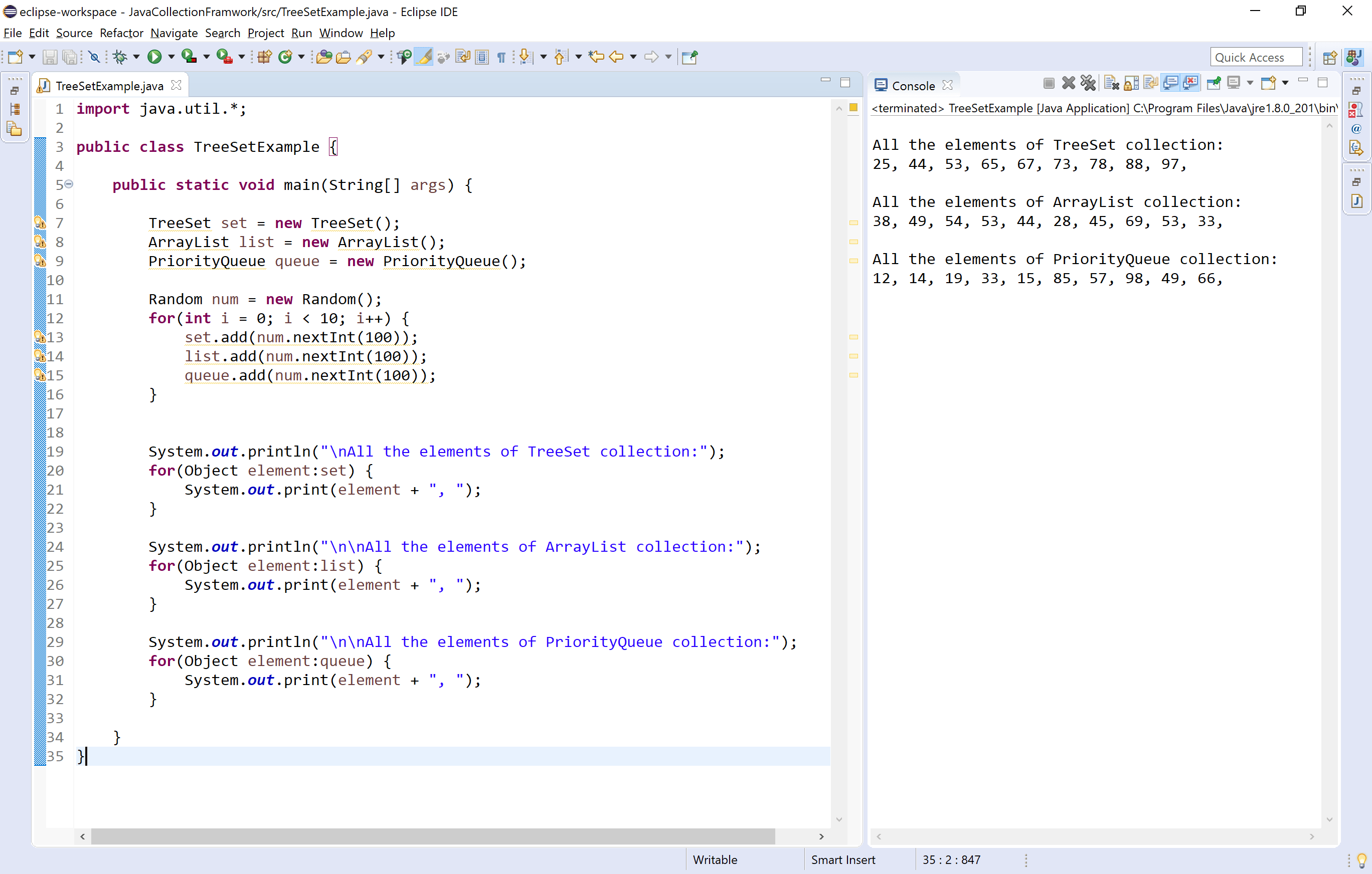 Java Tutorials Accessing a Java Collection via a Iterator