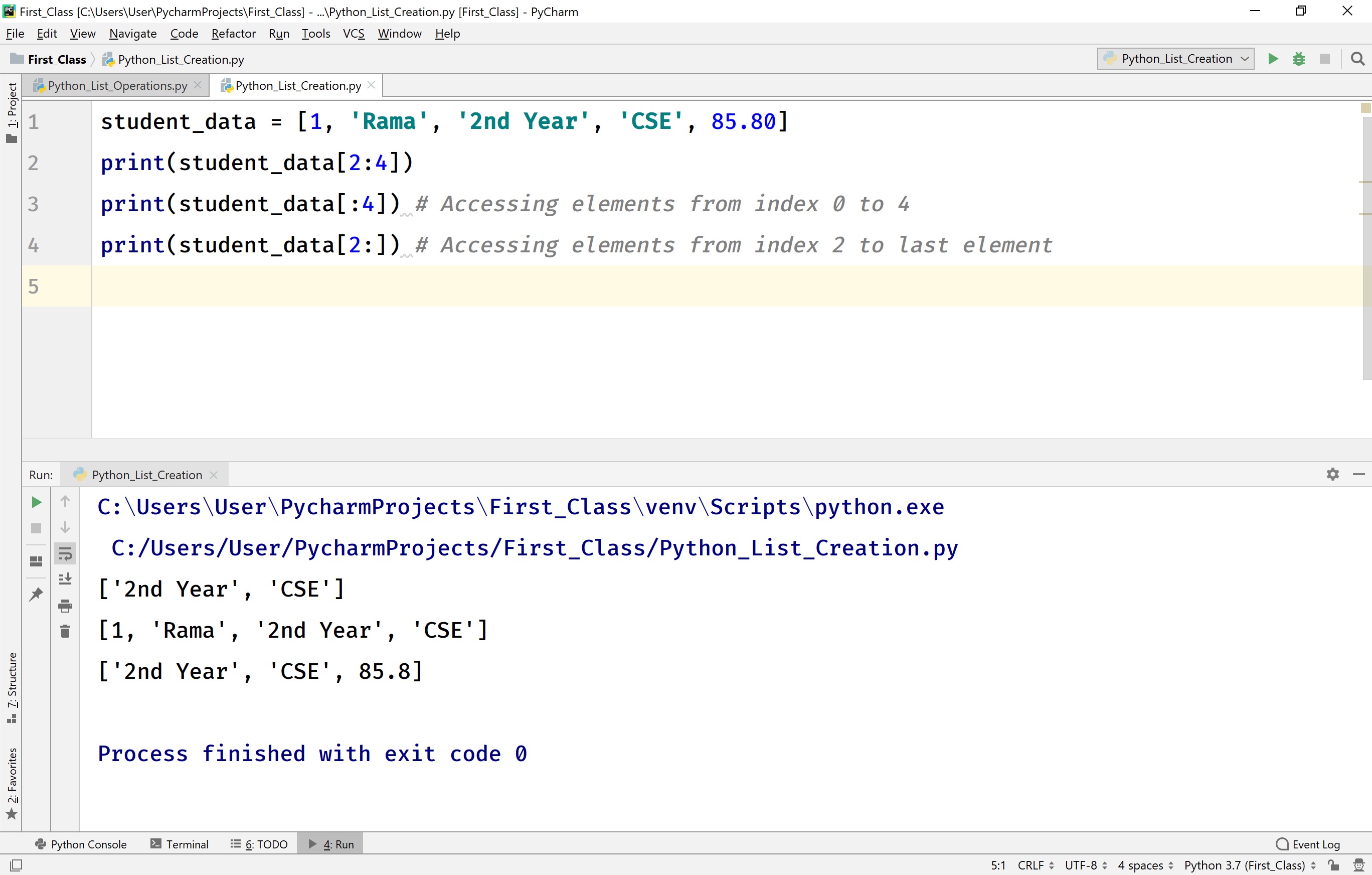 Python Tutorials Lists data structure data types