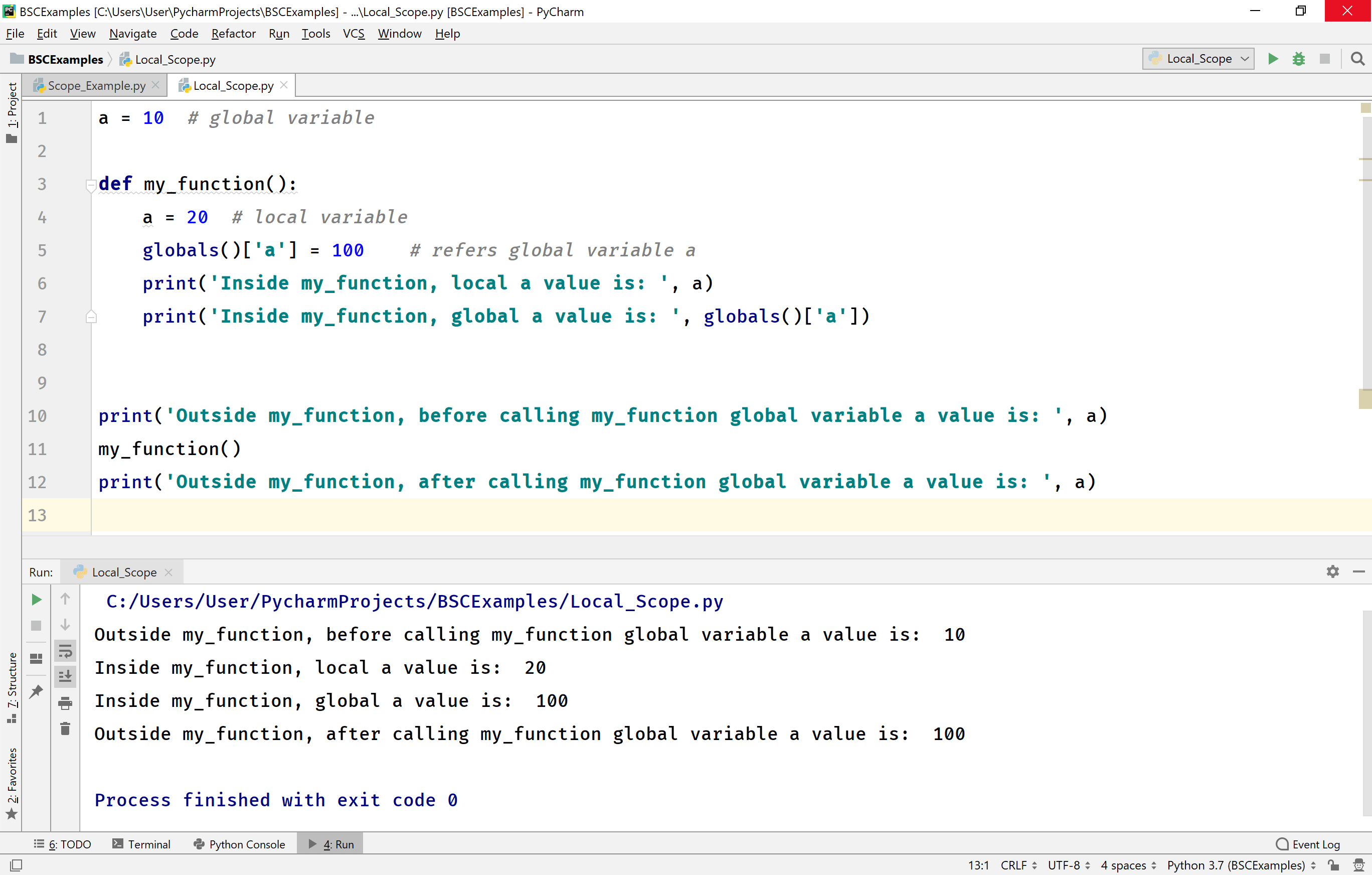 Change Global Variable Value In Function Python BLOAGW