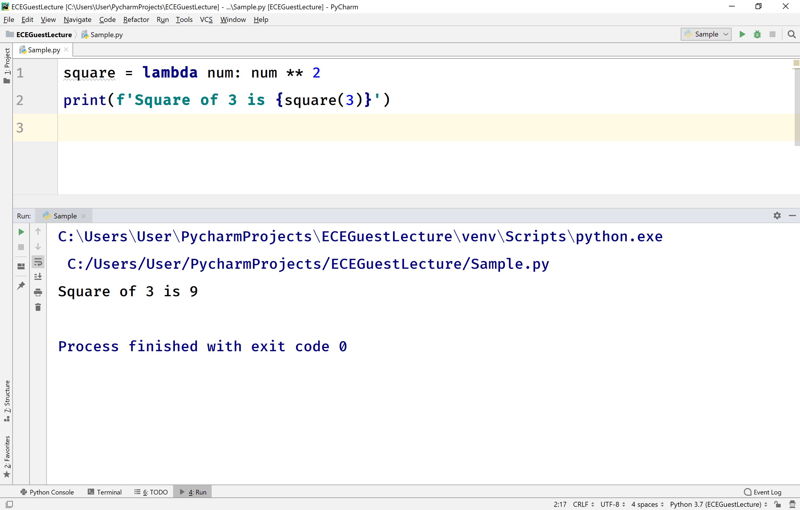 Python Tutorials Lambda Expressions Anonimous functions
