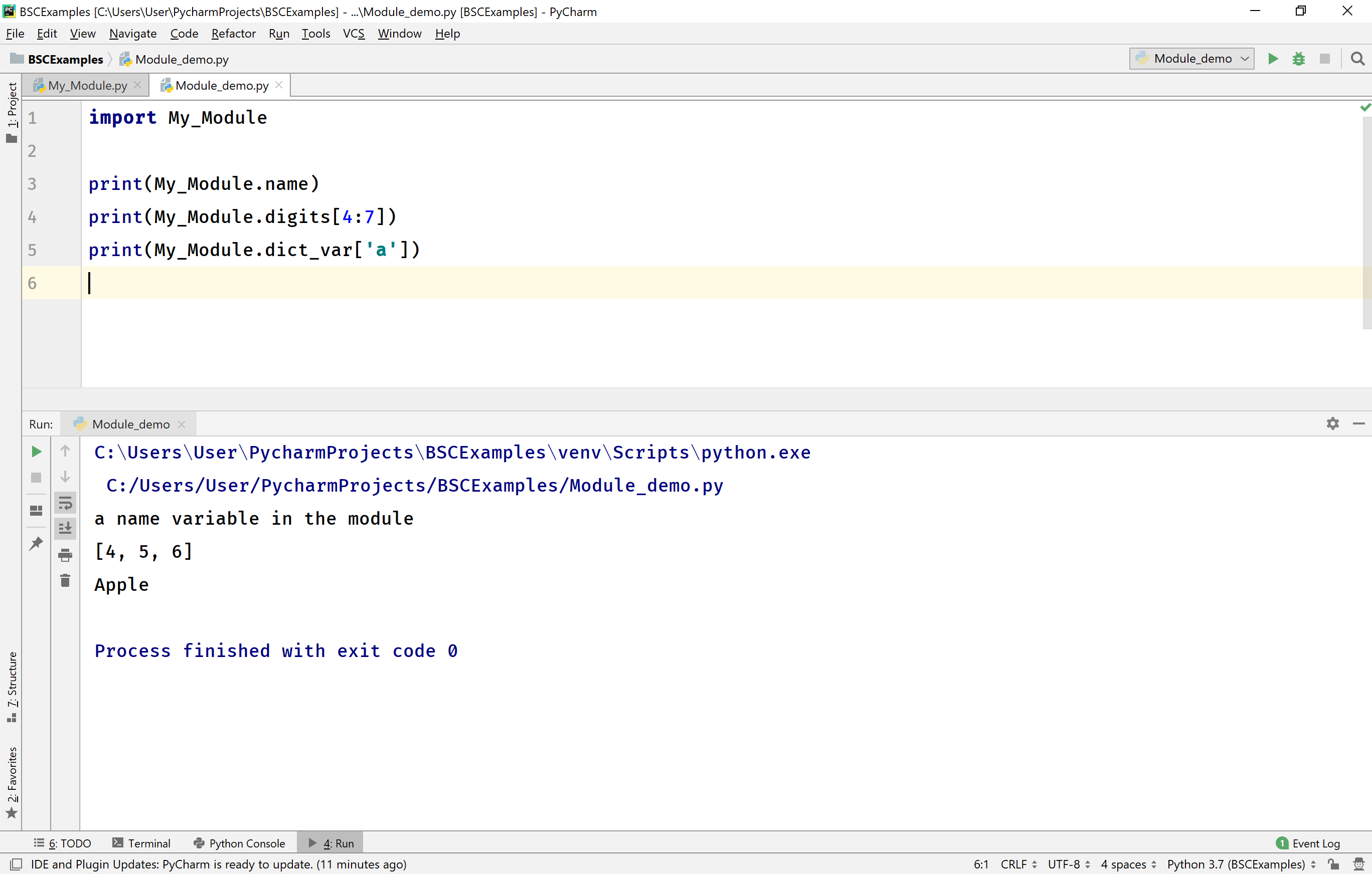 Python Tutorials Modules Creating, import, from