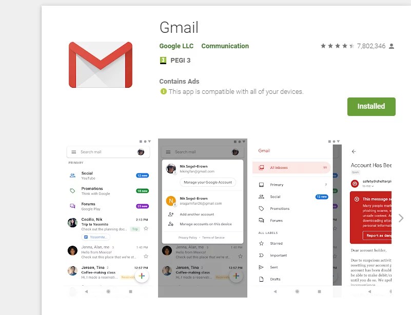 Instalare Yahoo Mail Instalare Gmail
