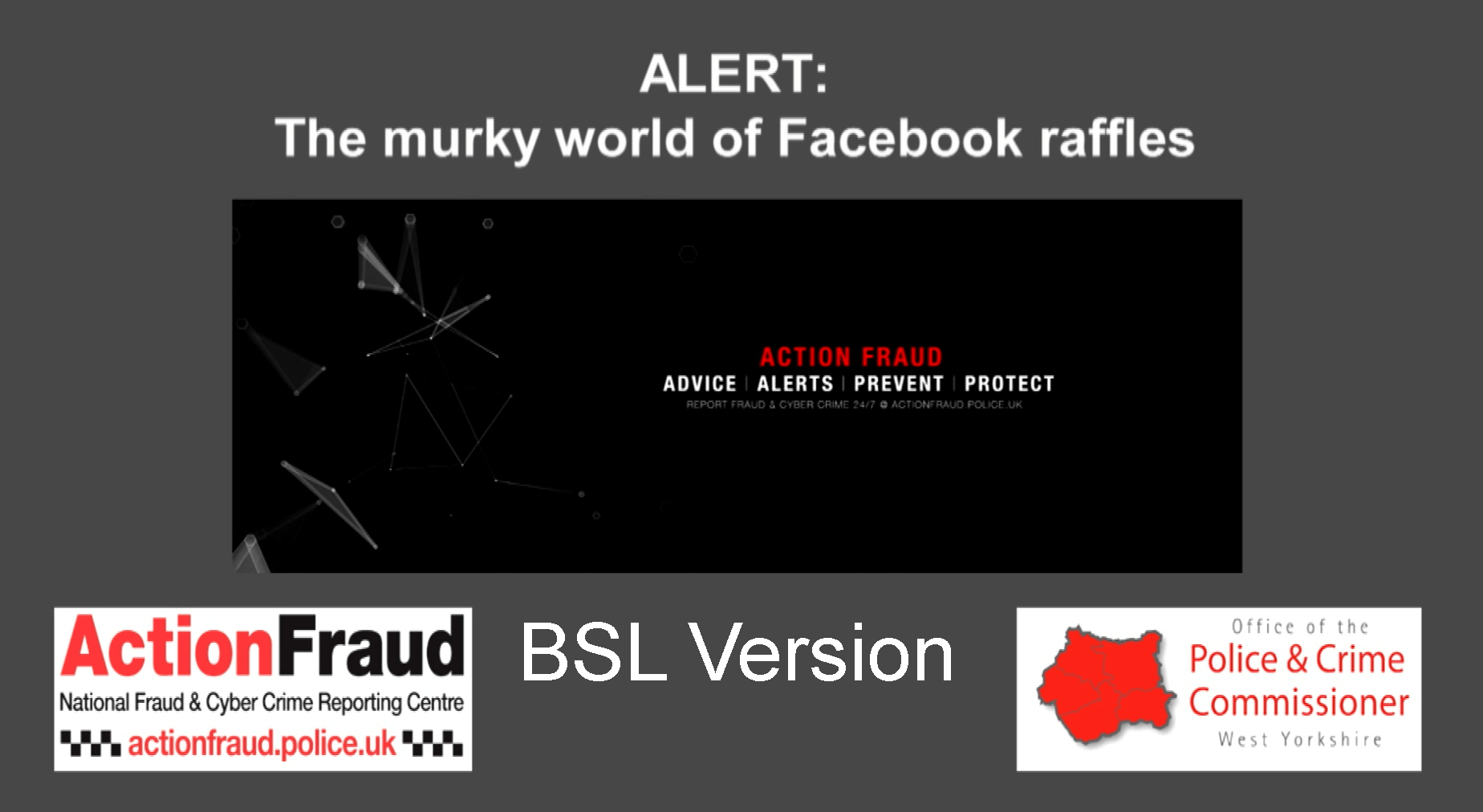 ActionFraud BSL murky world of Facebook raffles Talking Media