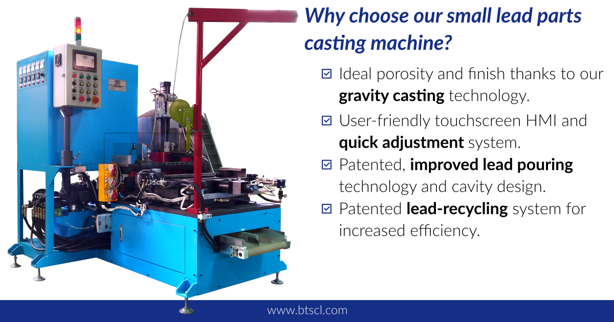 Gravity casting solutions from BTS, the leading battery machine supplier