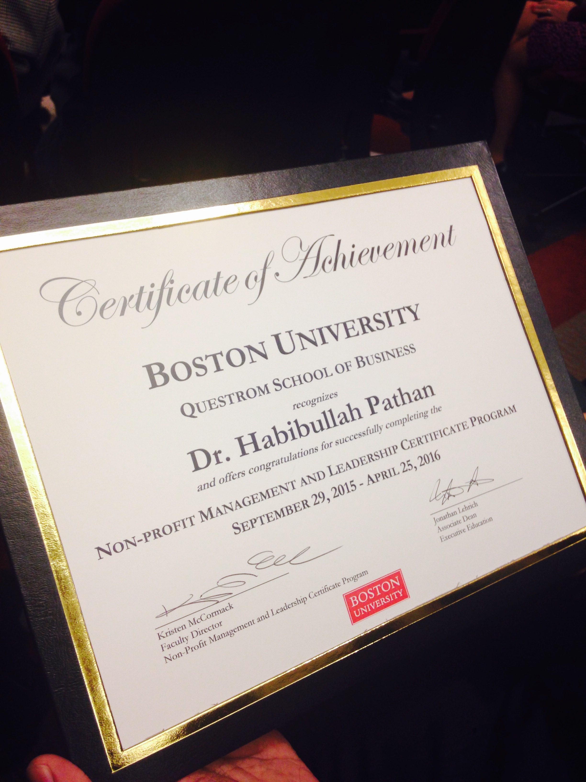 Fellows Complete Certificate Programs in Nonprofit Management and