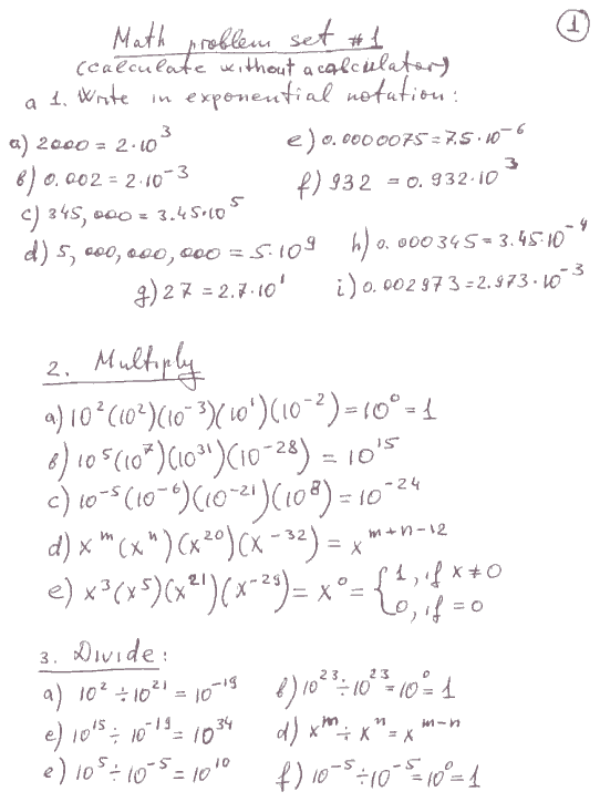 Supplementary notes, General Chemistry