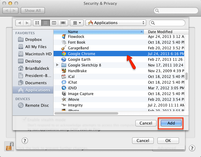 Firewall Setup Mac OS X Tech Boston University