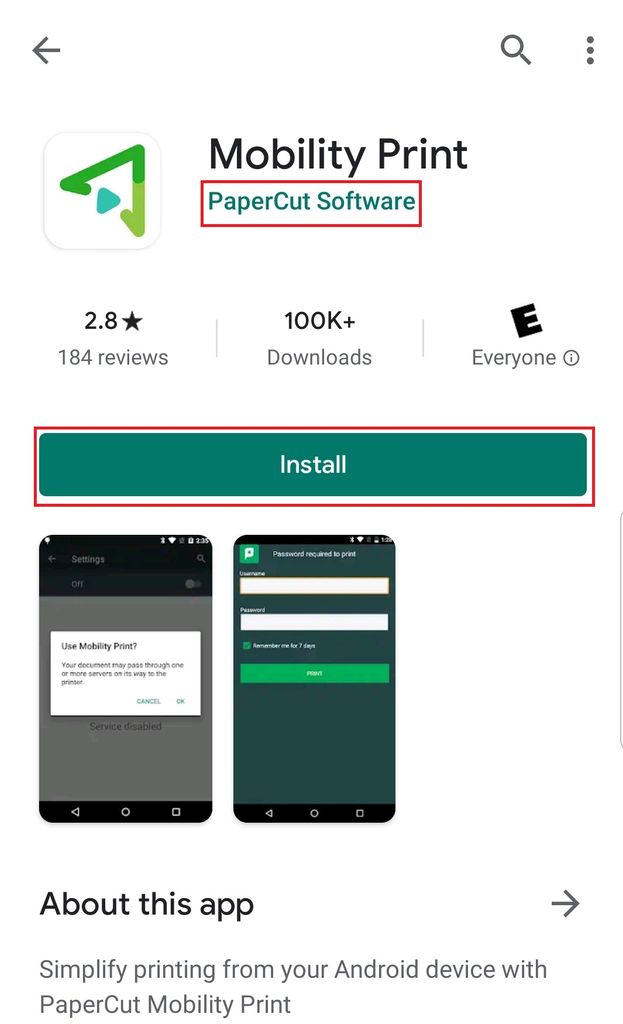 MyPrint Configure Printer on Device Tech Boston University