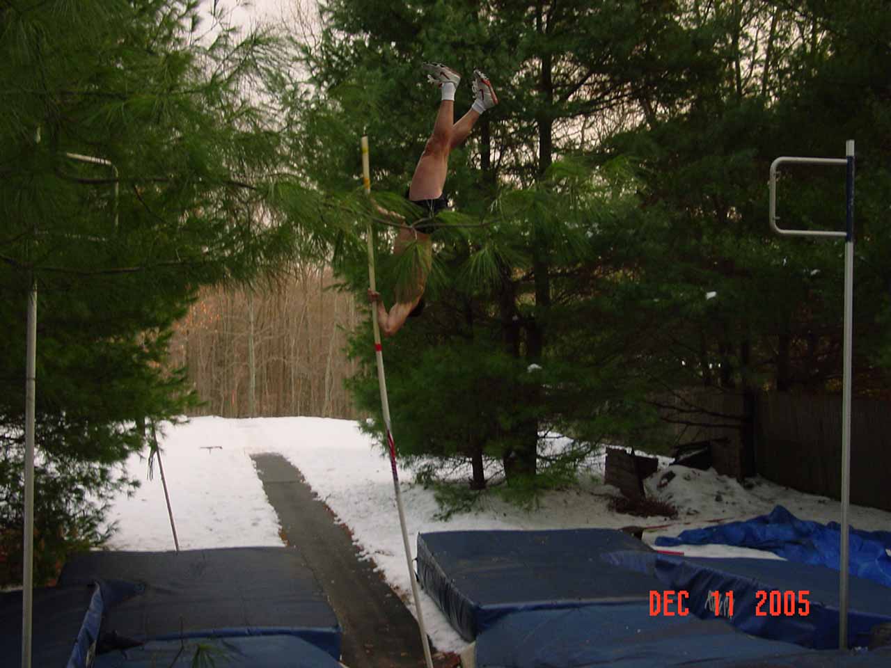 Backyard Pole Vaulting Duncan Littlefield New Jersey