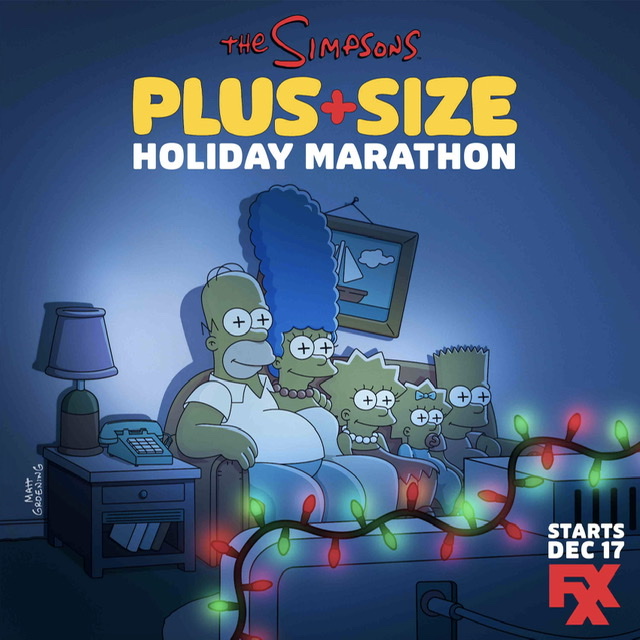 FXX Promos Christmas Marathons For "The Simpsons" Bubbleblabber