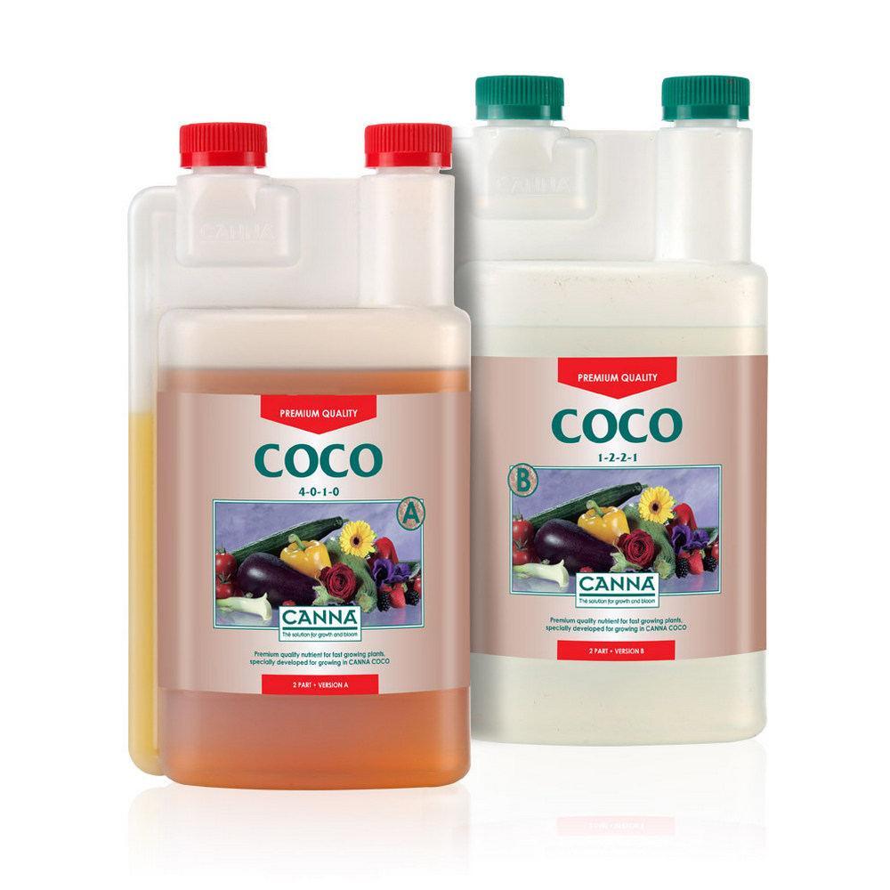 CANNA COCO A&B 2X1L HYDROPONIC NUTRIENTS FOR USE WITH COCO GROWING MEDIUM Canna