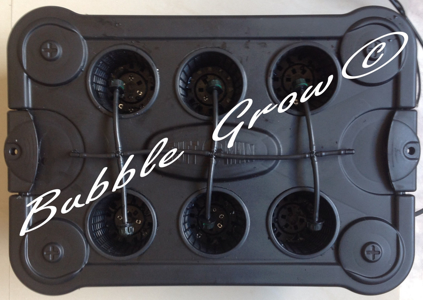 BUBBLE GROW 6 TOP FEED DRIP HYDROPONICS SYSTEM NFT DWC PLANT HERB