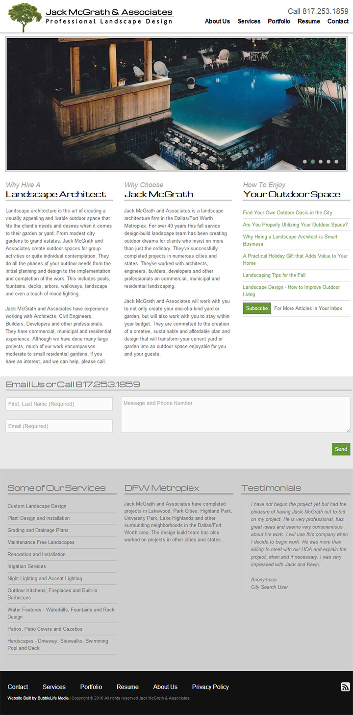 Jack McGrath Landscape BubbleLife Media