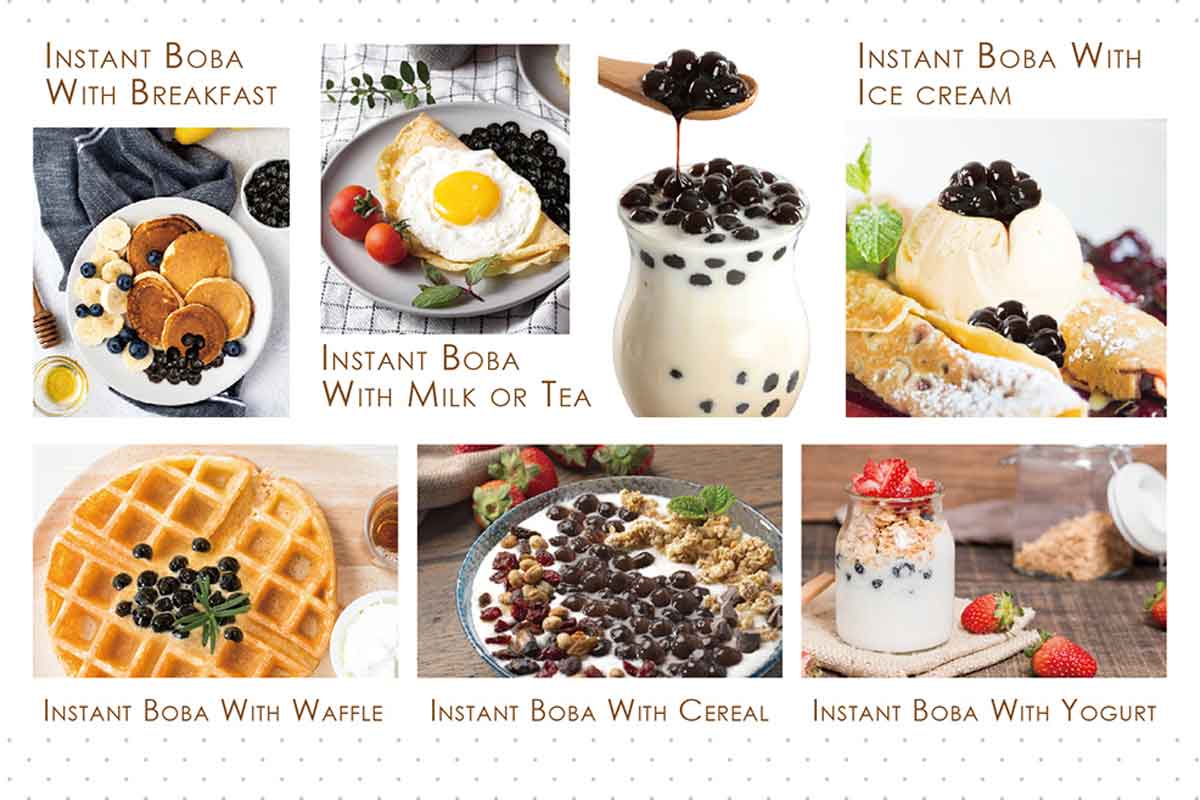 Instant Tapioca Pearls for Milk Tea by Bubble Tea Australia Bubble