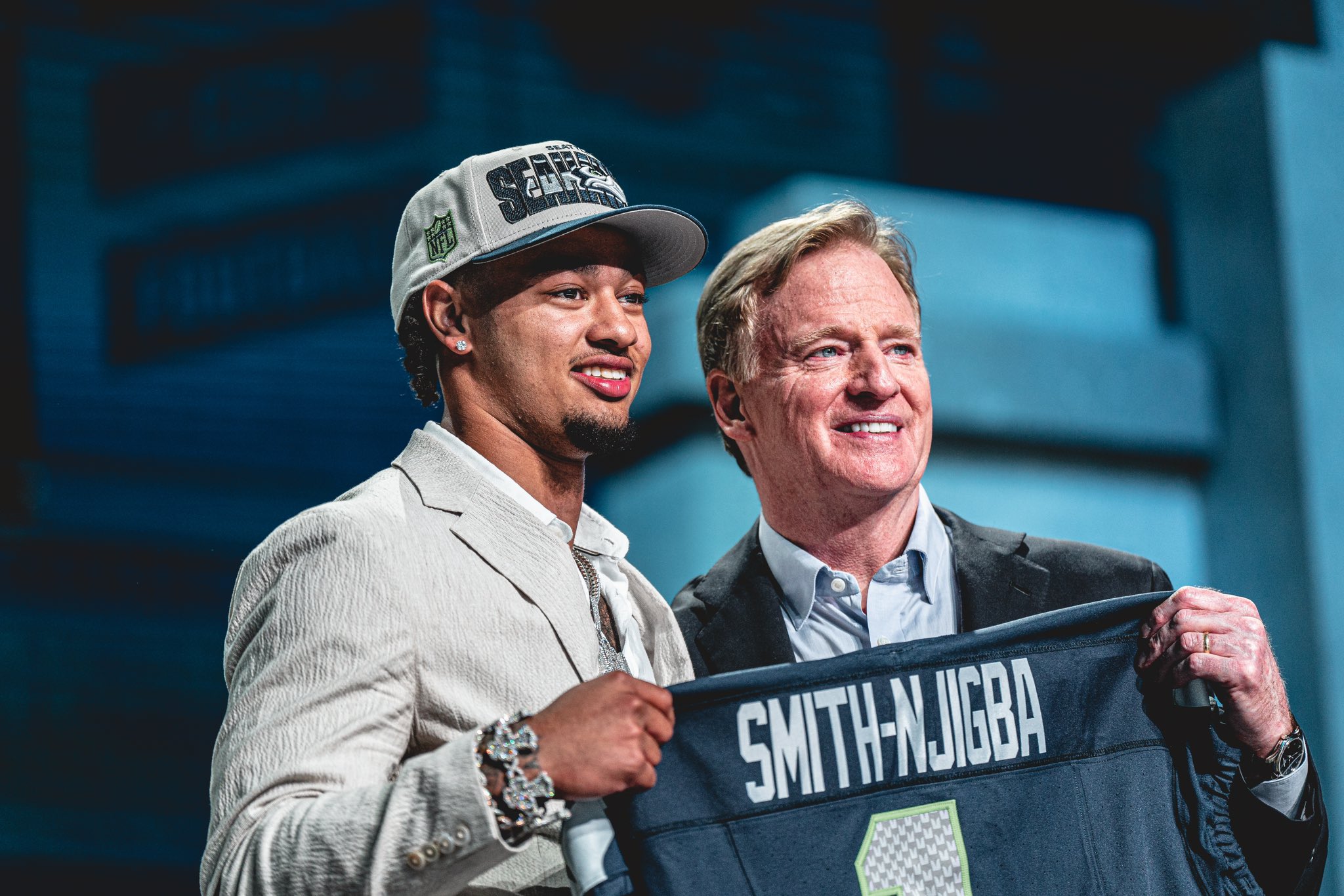 Jaxon SmithNjigba Excited To Land With Seattle Seahawks As First(023)