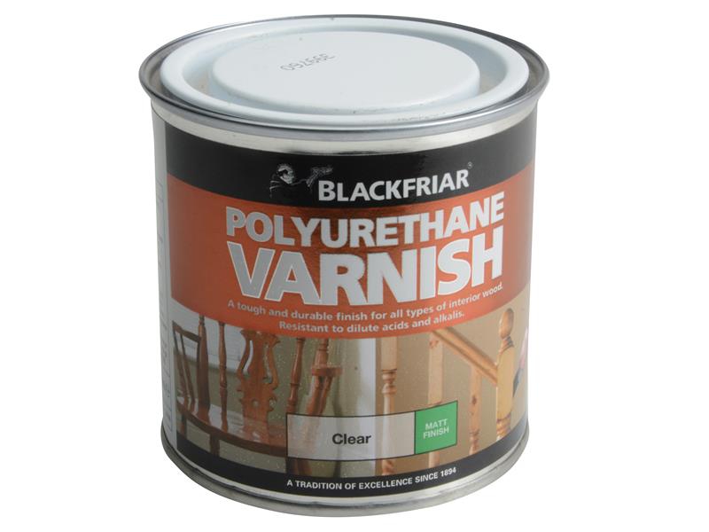 Polyurethane Varnish P101 Clear Matt 250ml from Buckfast Tools