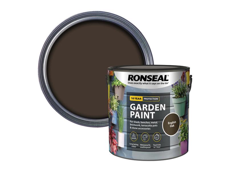 Garden Paint English Oak 2.5 litre from Buckfast Tools