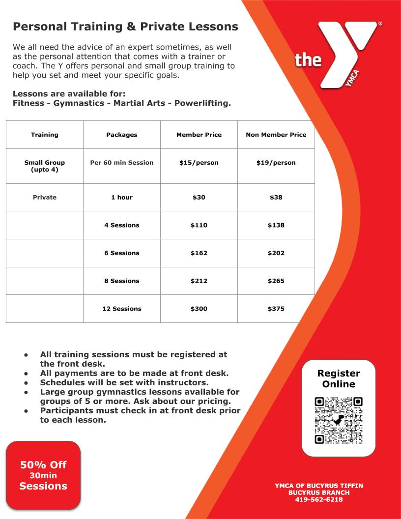 Fitness Bucyrus Tiffin YMCA