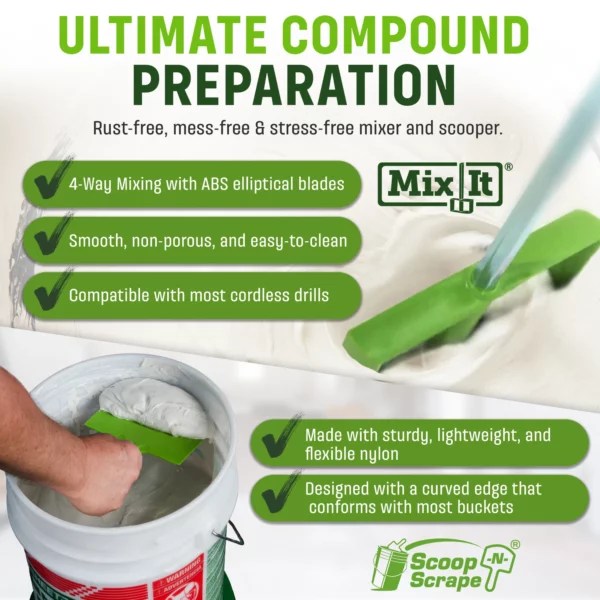 Ultimate Drywall Kit by Buddy Tools 4 Tools in 1 Includes Tape