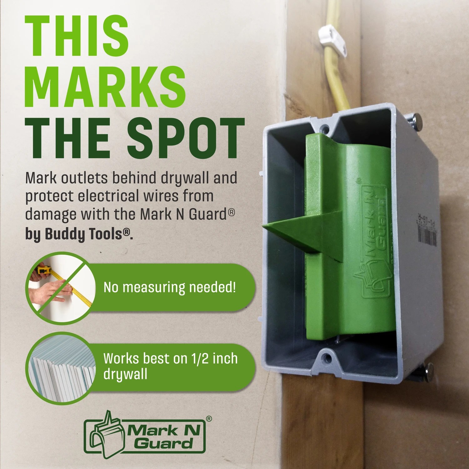 Ultimate Drywall Kit by Buddy Tools 4 Tools in 1 Includes Tape