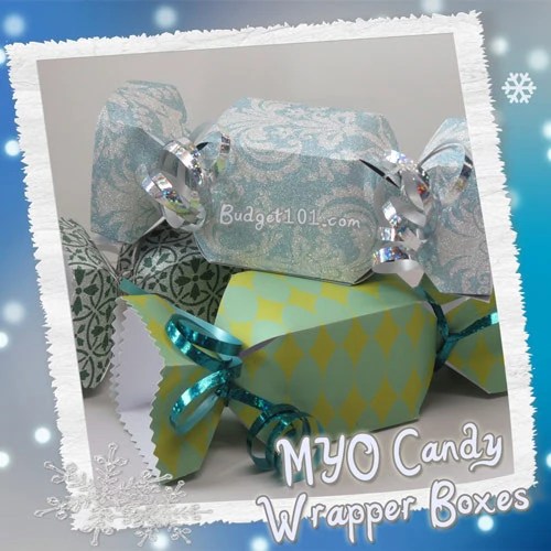 Sweet Candy Wrapper Box Tutorial