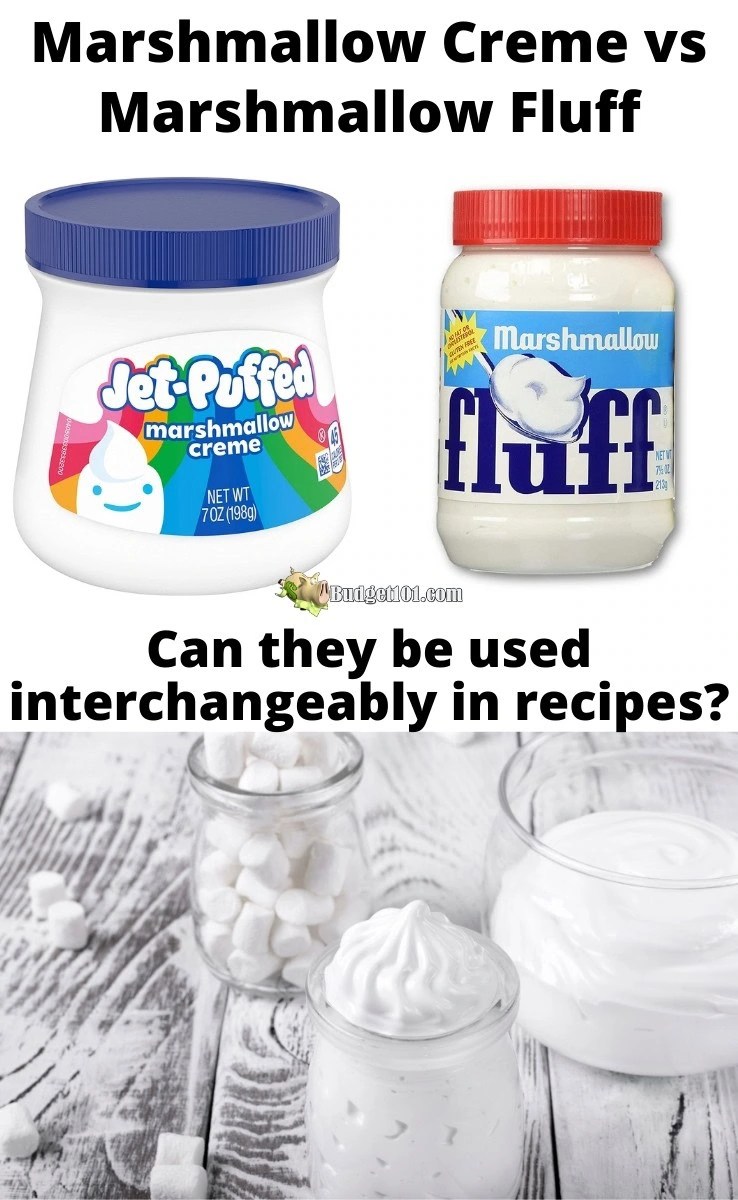 Are Marshmallow Fluff and Marshmallow Creme the Same thing?