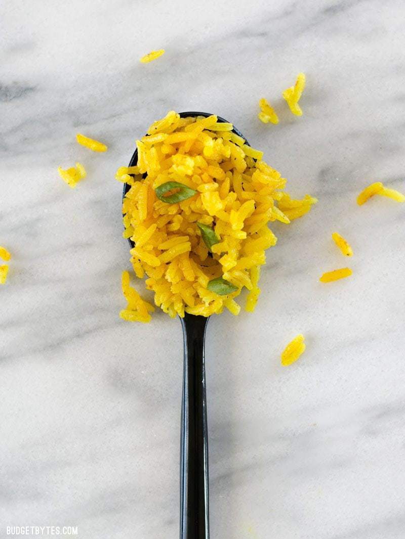 Yellow Jasmine Rice Budget Bytes