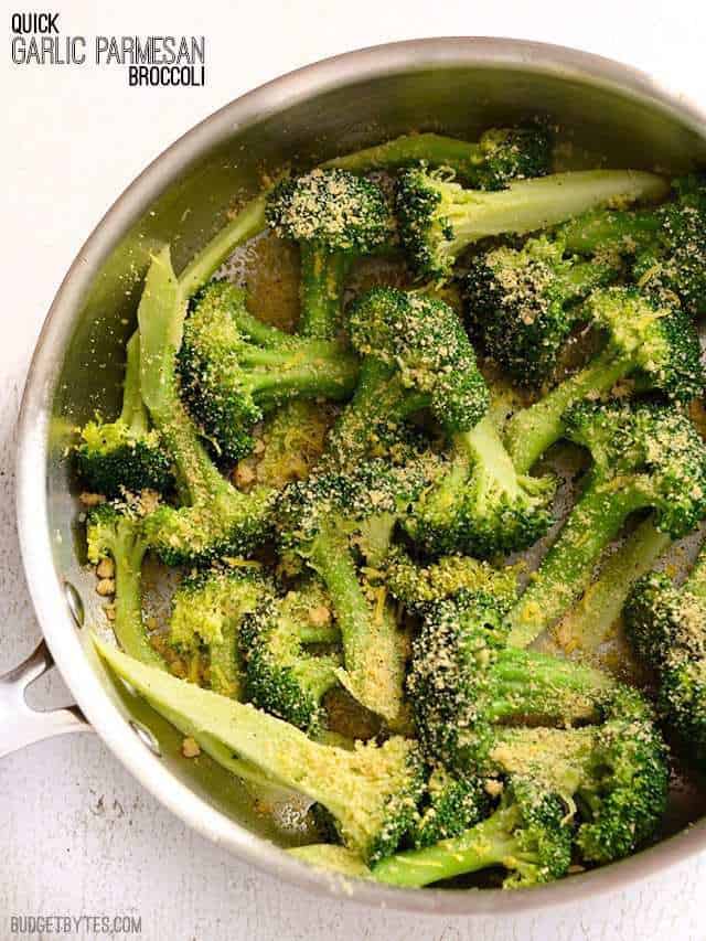 Easy Garlic Parmesan Broccoli Recipe Budget Bytes