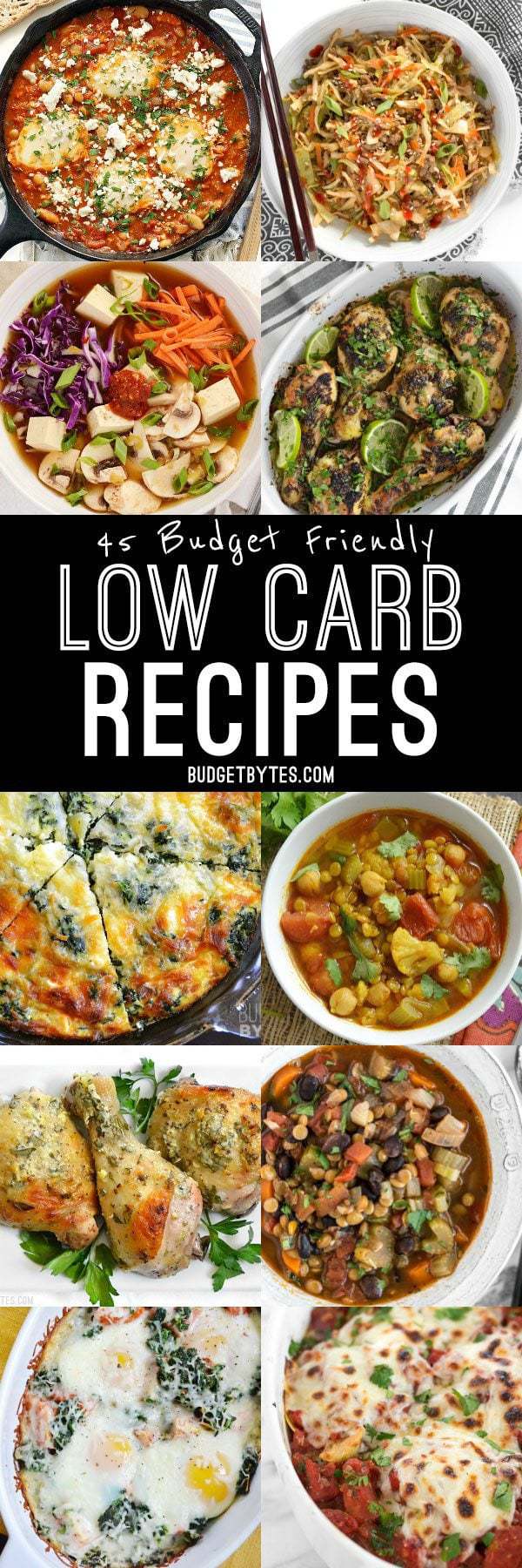 45 Budget Friendly Low Carb Recipes Budget Bytes