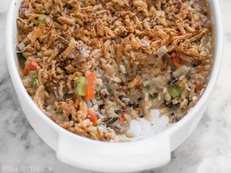 Wild Rice and Vegetable Casserole Budget Bytes
