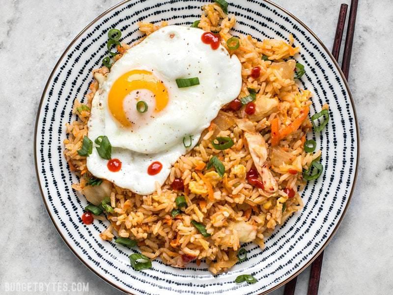 Kimchi Fried Rice Budget Bytes