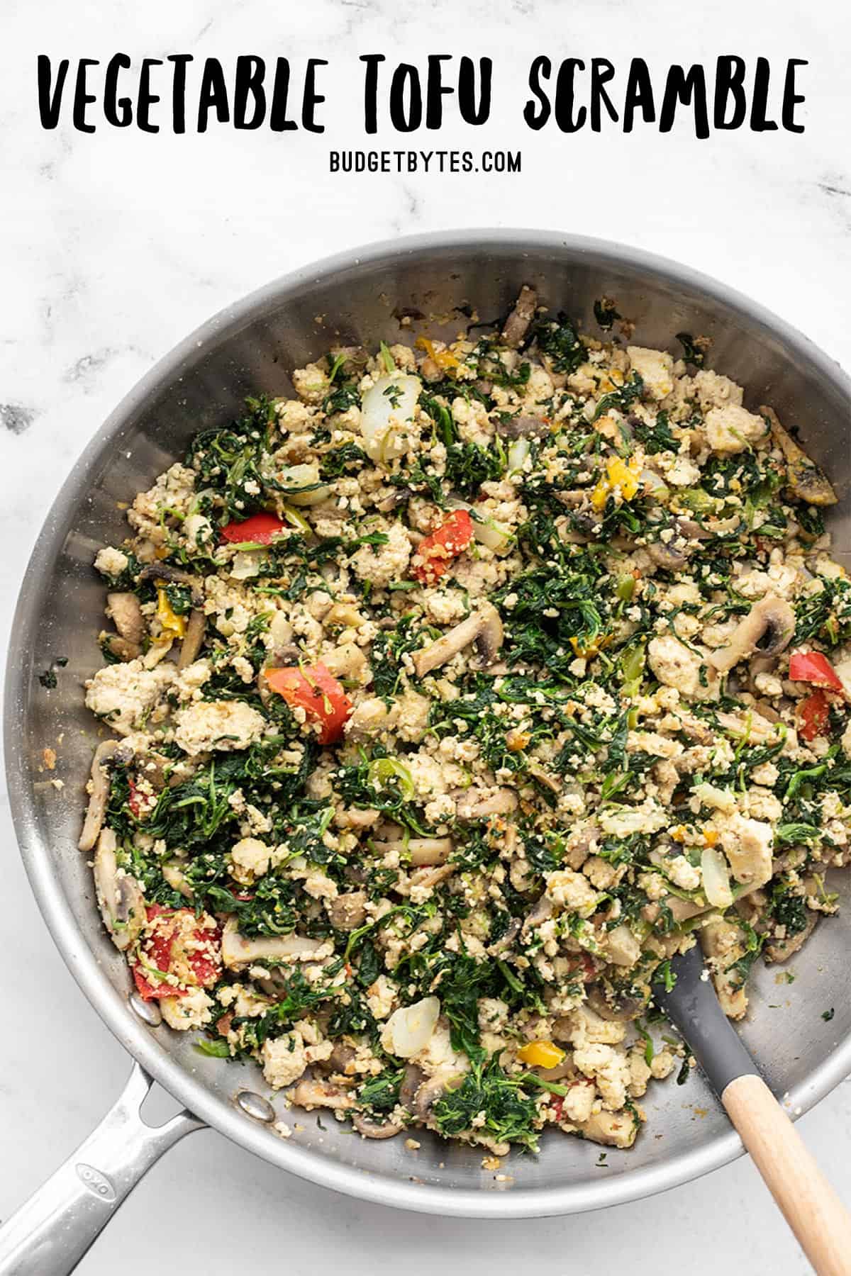 Vegetable Tofu Scramble Easy Vegan Meal Budget Bytes