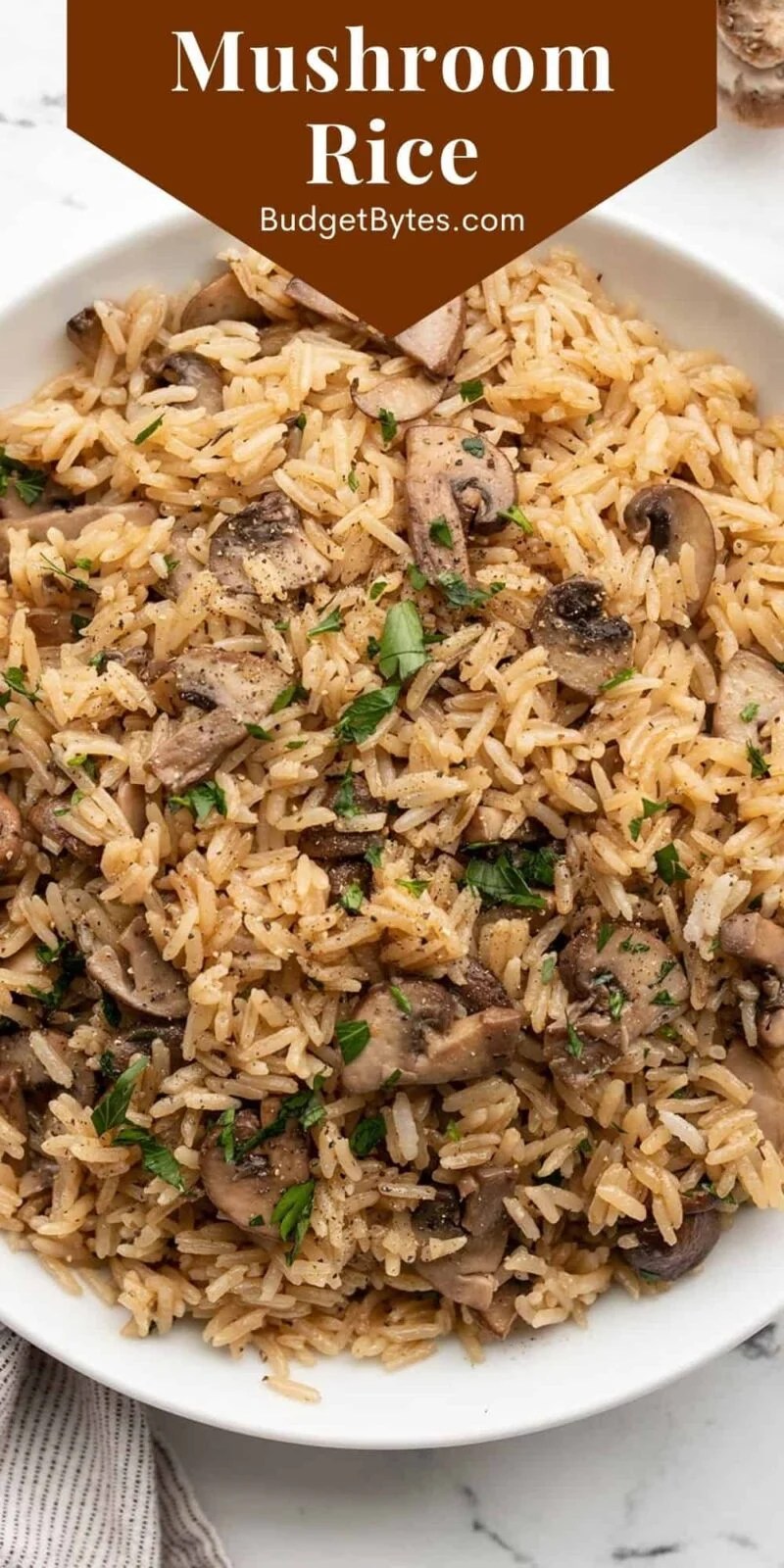 Mushroom Rice Budget Bytes