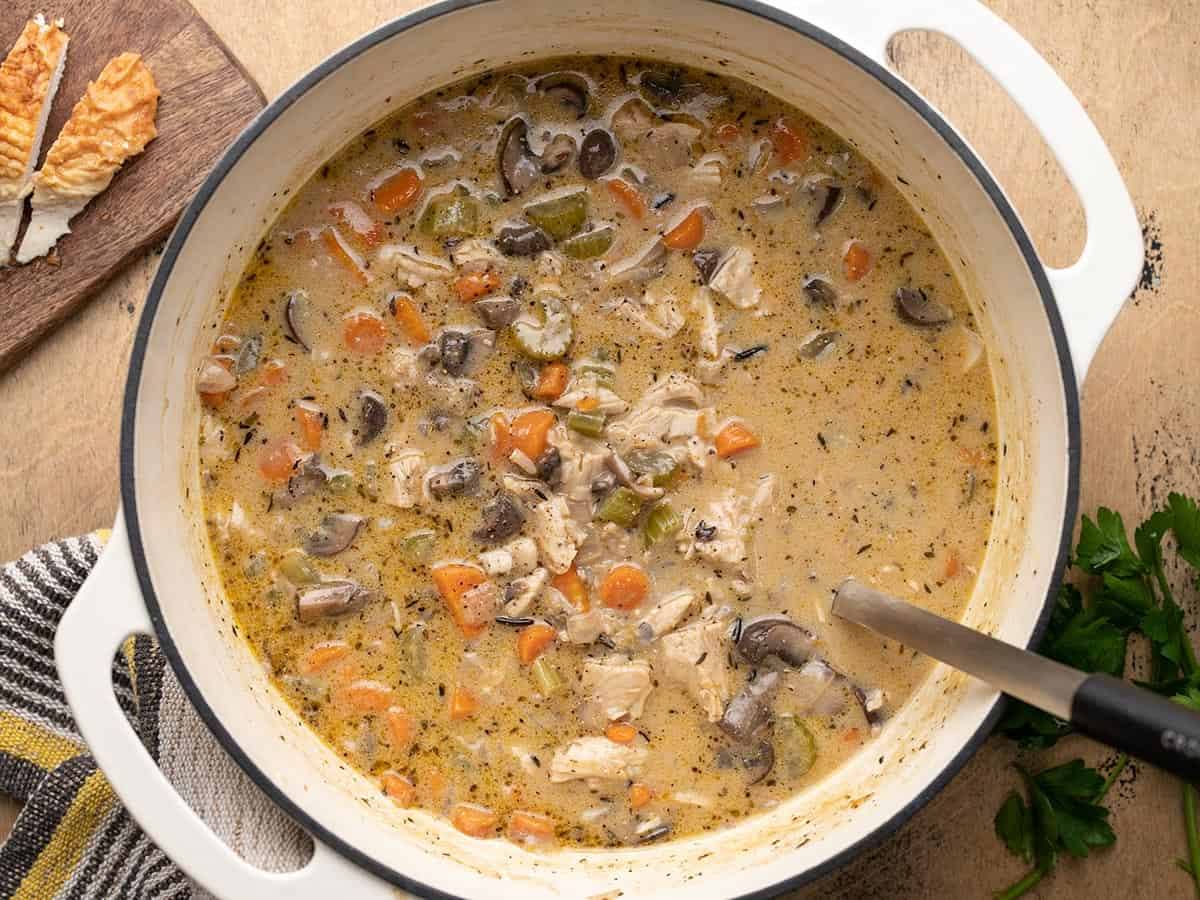 Turkey Wild Rice Soup From Carcass