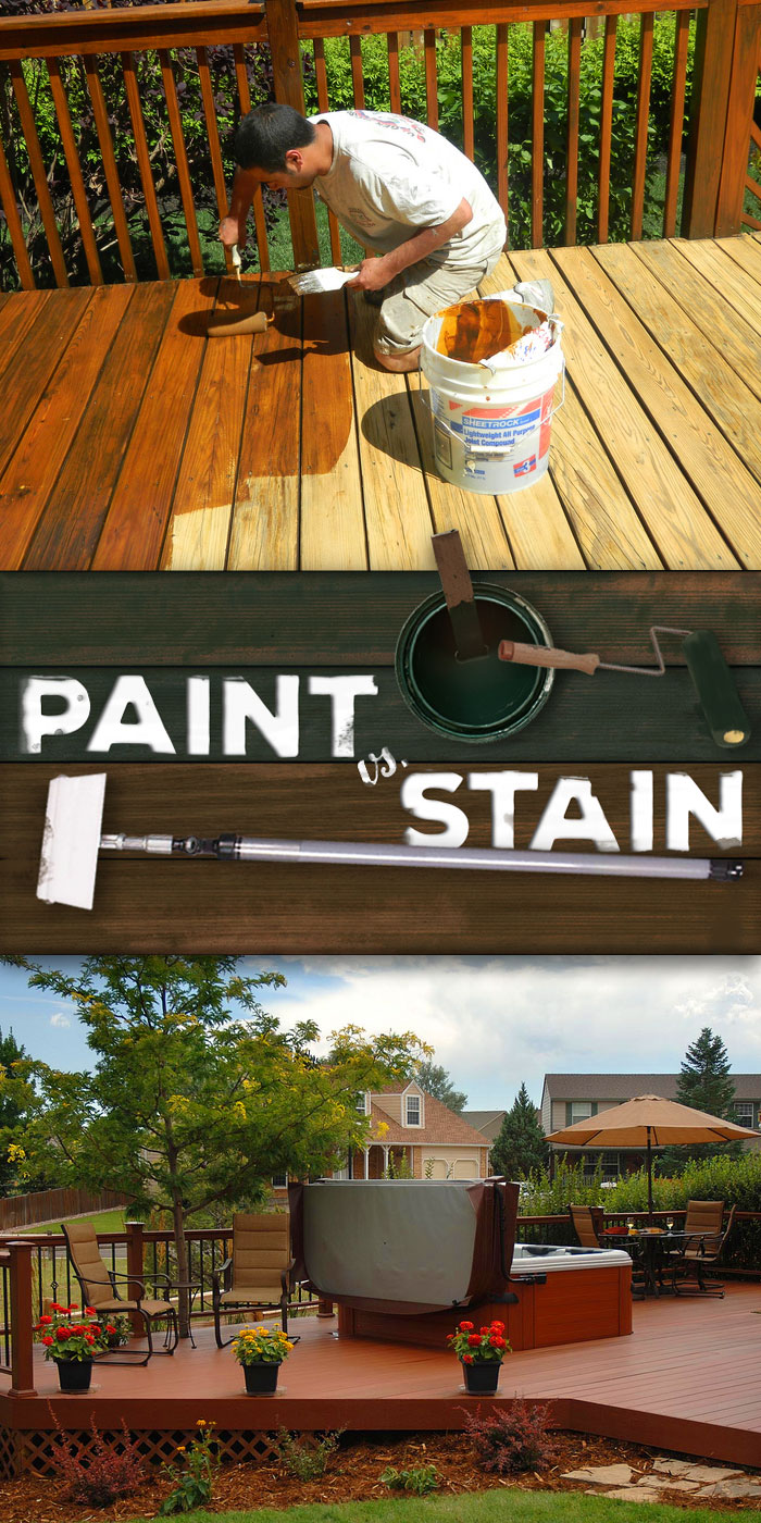 22 Delightful Painting A Deck Vs Staining Home, Family, Style and Art