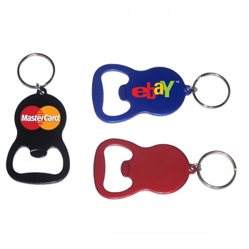 Customized Round Bottle Opener Keychains Metal Keychains