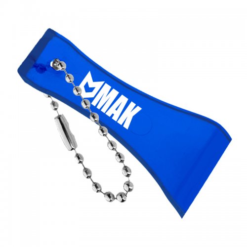 Custom Lottery Scratcher With Bead Keychains Translucent Blue Tools