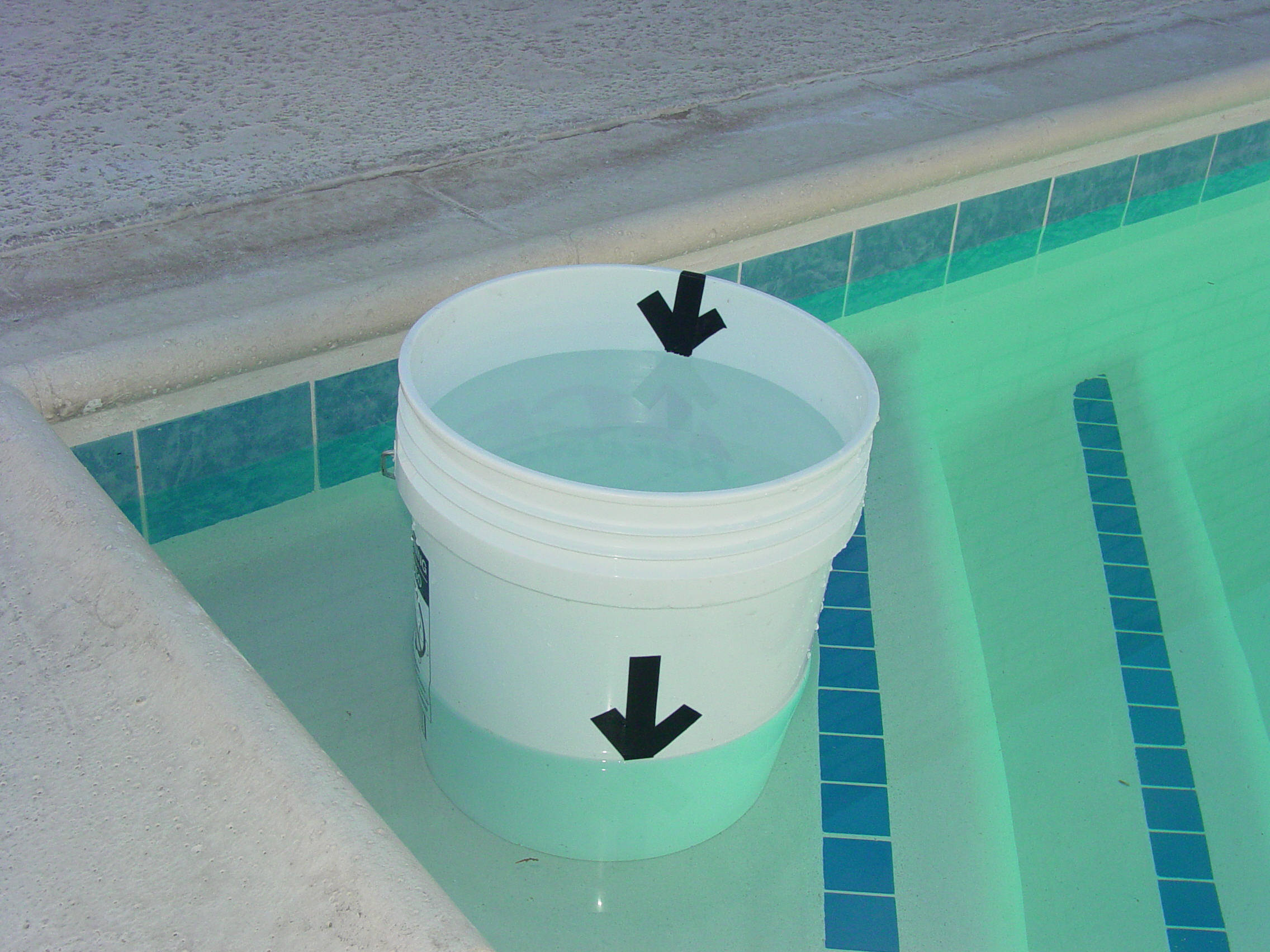 Determining if you have a leak, with the Bucket Test