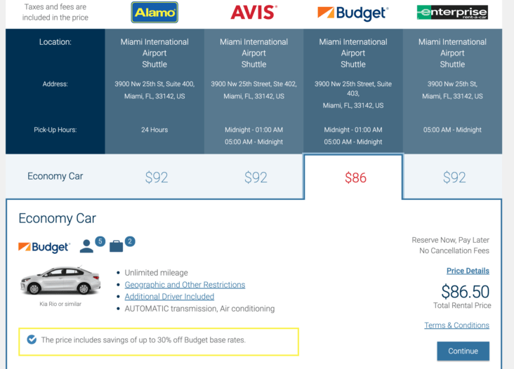 The 12 Best sites for Finding Cheap Car Rentals MoneySaving Tips