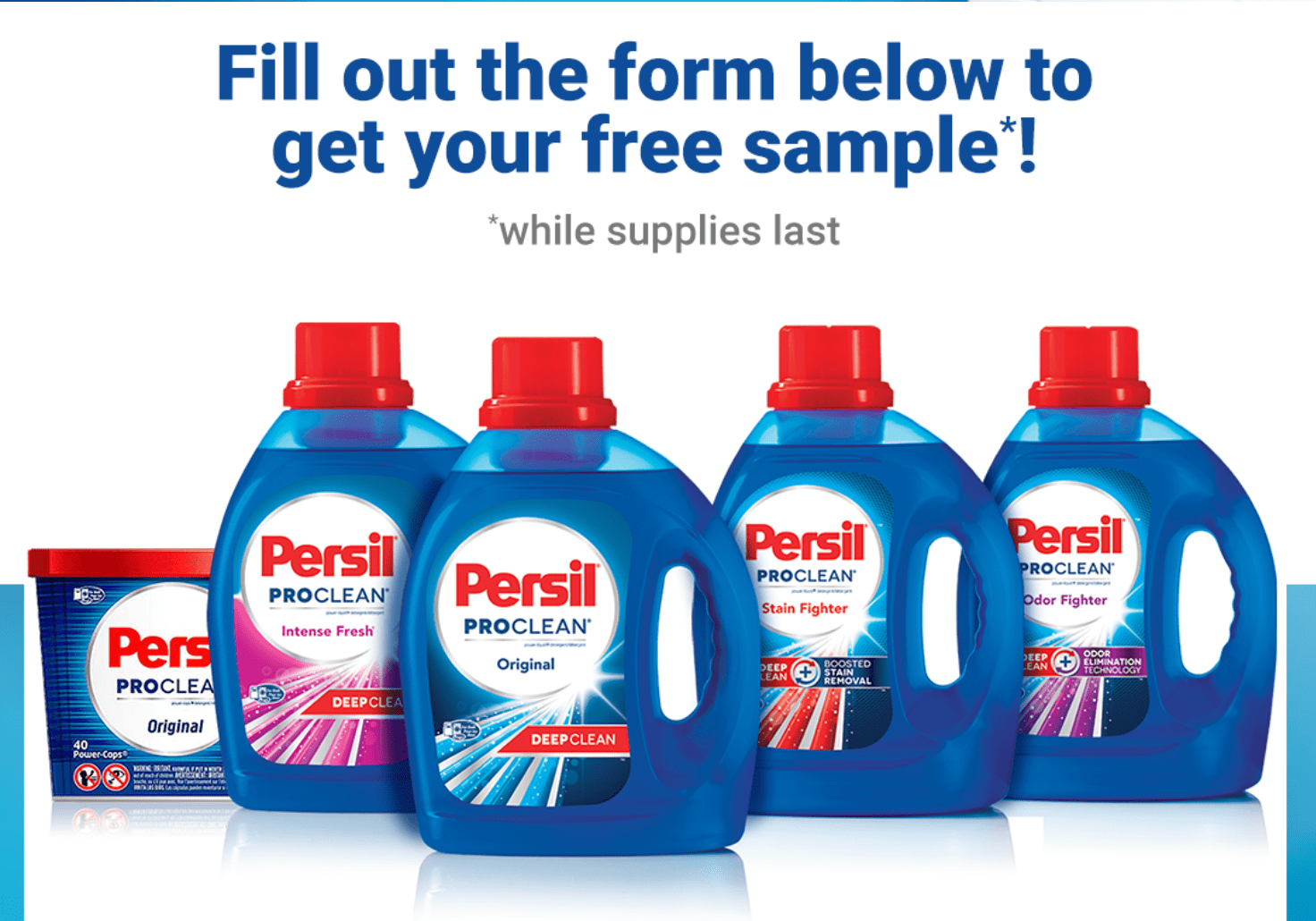 FREE Sample of Persil ProClean Laundry Detergent Budget Savvy Diva