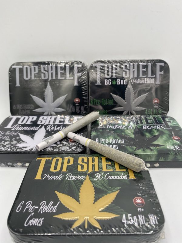 TOP SHELF Pre Rolled Joint Variety Packs Online