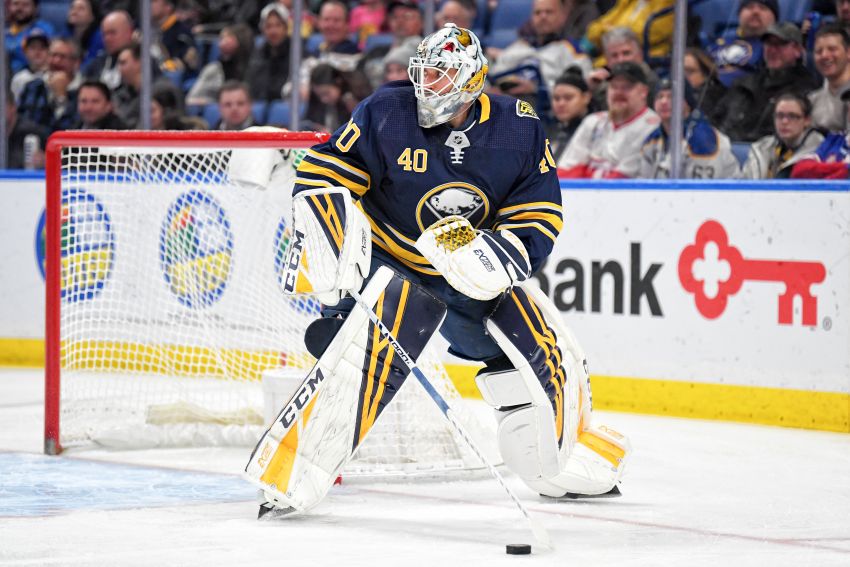 Sabres goalie Carter Hutton gametime decision for Maple Leafs Buffalo Hockey Beat
