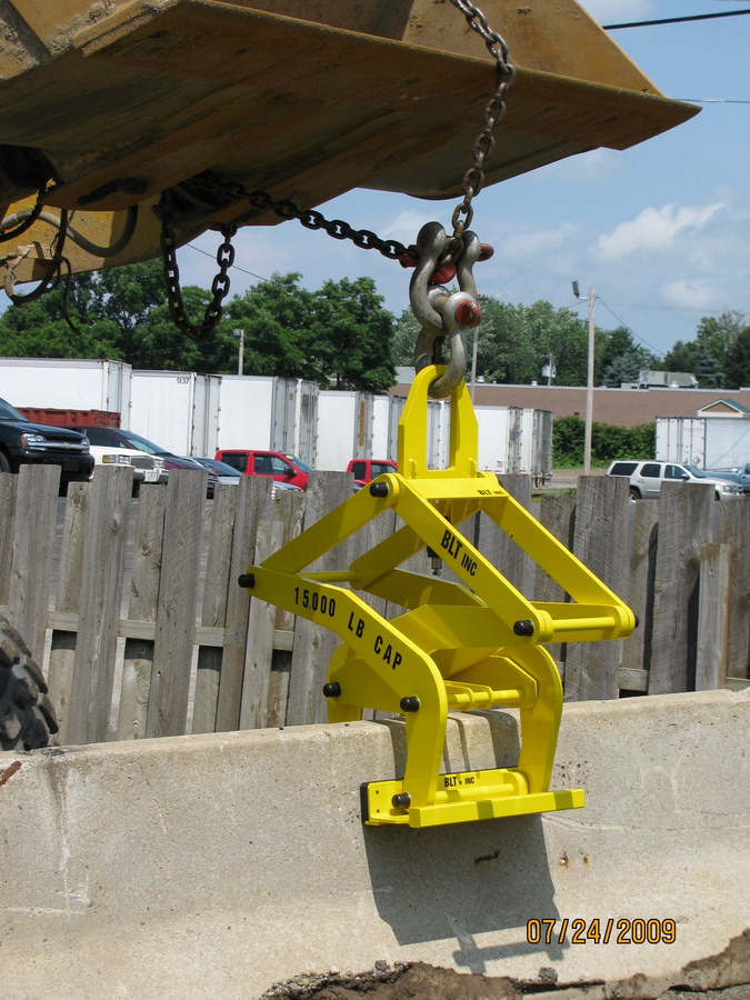 Concrete Barrier Lifter Buffalo Lifting & Testing, Inc.