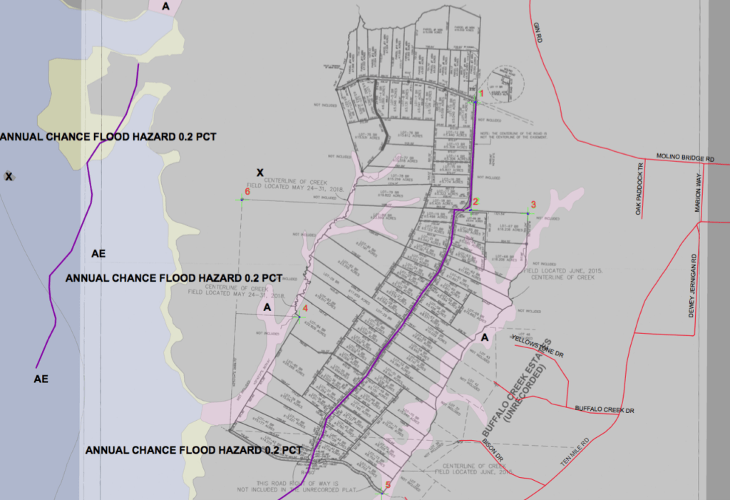 Buffalo Ridge Flood Map