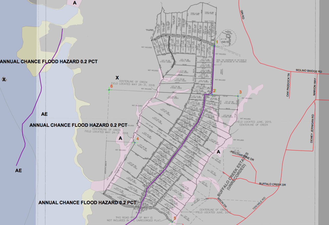 Buffalo Ridge Flood Map